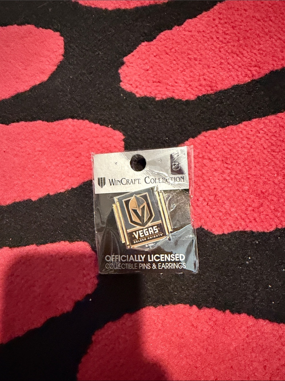 WinCraft Vegas Golden Knights Black & Gold Team Logo Pin